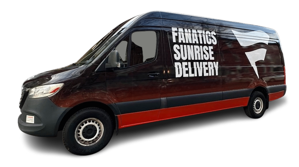 fanatics van fleet wrap