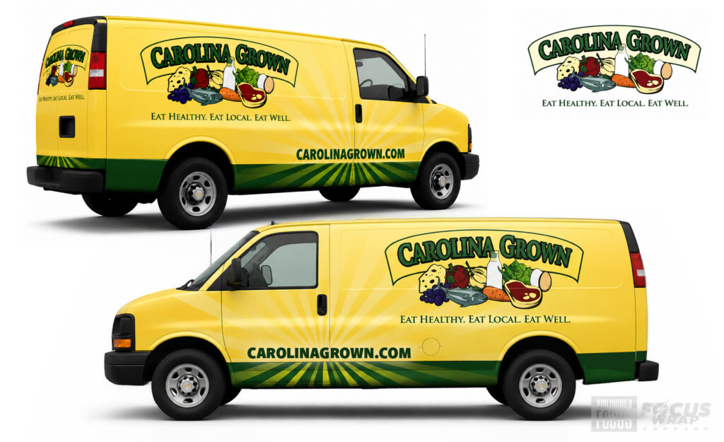 Carolina Grown Van Wrap