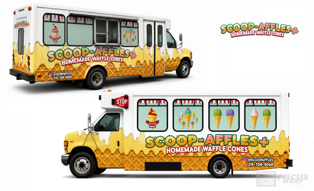 ice cream truck wrap